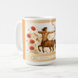 De Café Taza Sagitario Art Nouveau Amapola