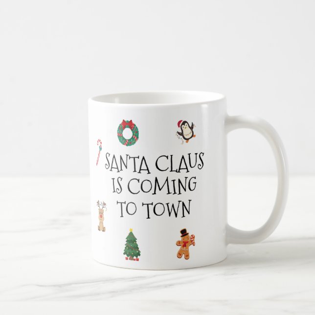 De Café Taza Santa Claus viene a la ciudad (Derecha)