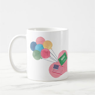 De Café taza saudí-americana