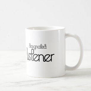De Café Taza señalada del oyente