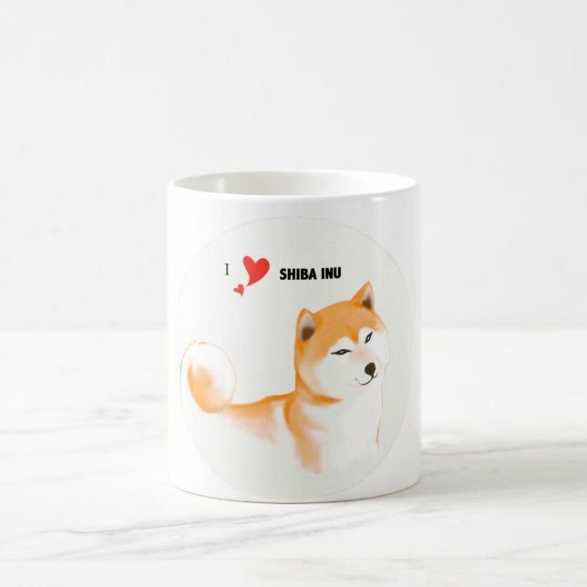 De Café Taza Shiba inu (Centro)