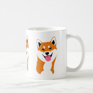 De Café Taza Shiba inu sonriente.