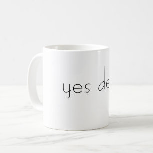 De Café taza sí estimada