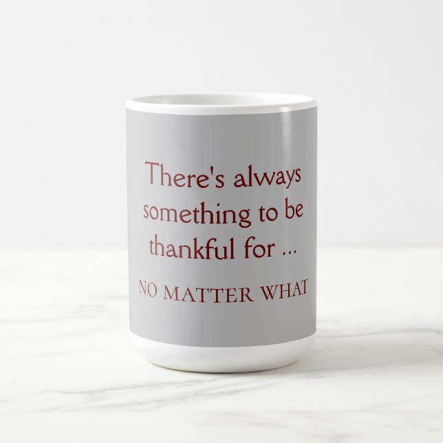 De Café taza siempre agradecido (Centro)