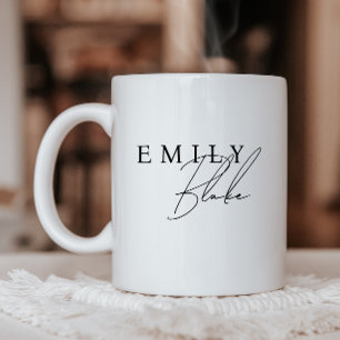 De Café Taza Simple Moderna para Negocios con Logo