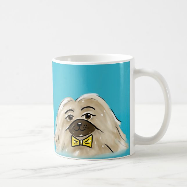 De Café Taza Smee el Pekingese (Derecha)