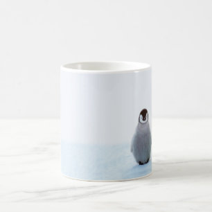 De Café Taza sola del pingüino del bebé