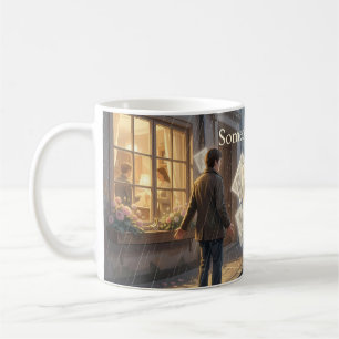 De Café Taza Someone Like You Recuerdo Lluvioso Calle