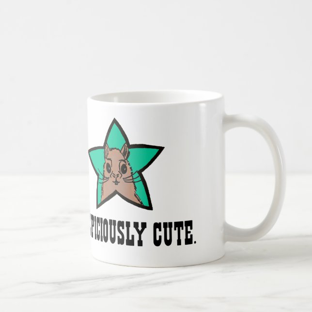 De Café Taza sospechoso linda (Derecha)