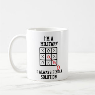 De Café Taza Soy Un Militar Siempre Encuentro Una Solución