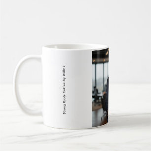 De Café Taza Strong Roots Vibraciones Positivas y Energía 