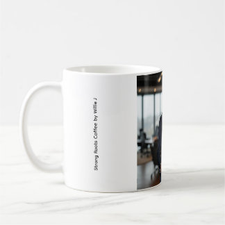 De Café Taza Strong Roots Vibraciones Positivas y Energía 