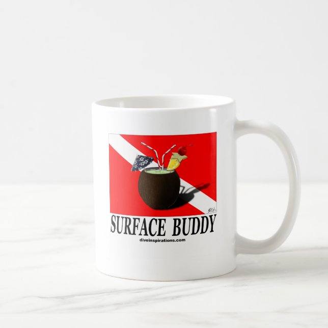 De Café Taza superficial del compinche (Derecha)