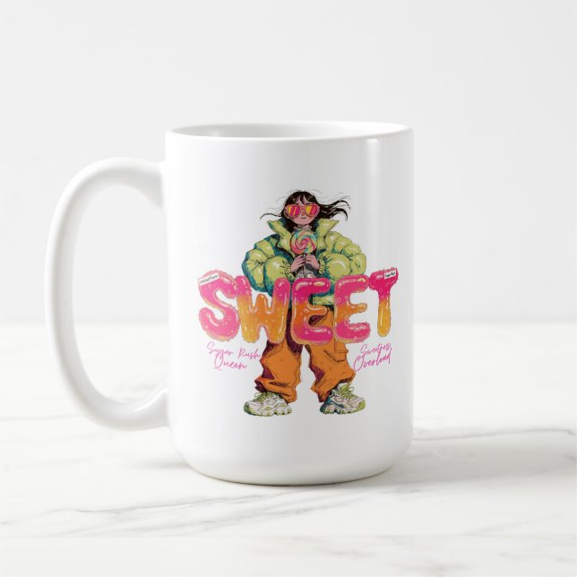 De Café Taza Sweet Candy Girl (Izquierda)