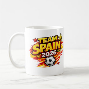 De Café Taza TEAM ESPAÑA 2026 Pie patriótico España
