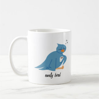 De Café Taza temprana del pájaro