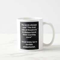 Taza terrible del Anaesthetist