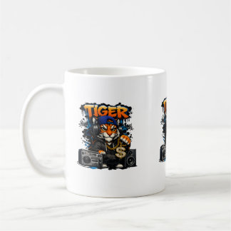De Café Taza Tiger Hip Hop Style