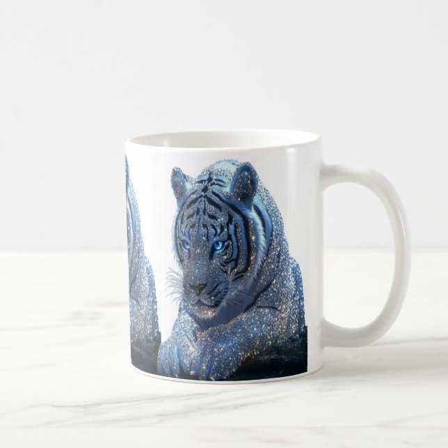 De Café Taza tigre azul (Derecha)