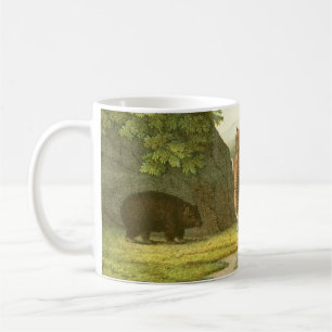 De Café Taza - tigres tasmanos y Wombat