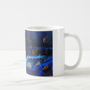 De Café Taza titánica del vehículo espacial
