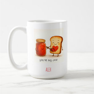 De Café Taza Tostada y Mermelada Monísima 'Eres Mi Mermela