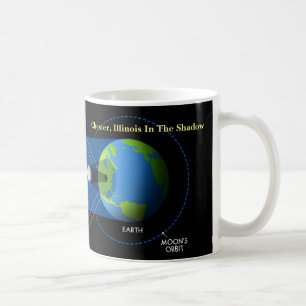 De Café Taza total del eclipse solar para Chester,