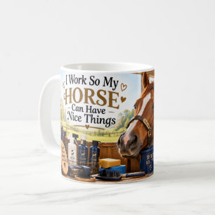 De Café Taza Trabajo Para Que Mi Caballo Tenga Cosas Bonit