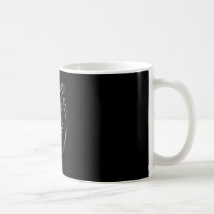 De Café Taza triste del chica en negro