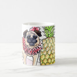 De Café Taza tropical del barro amasado
