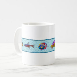 De Café Taza Tropical Fish (Colección Bridget)