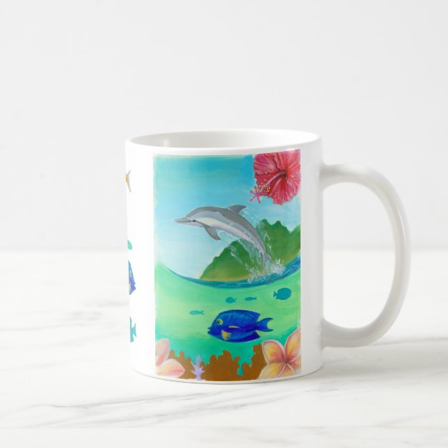 De Café Taza tropical hawaiana (Derecha)