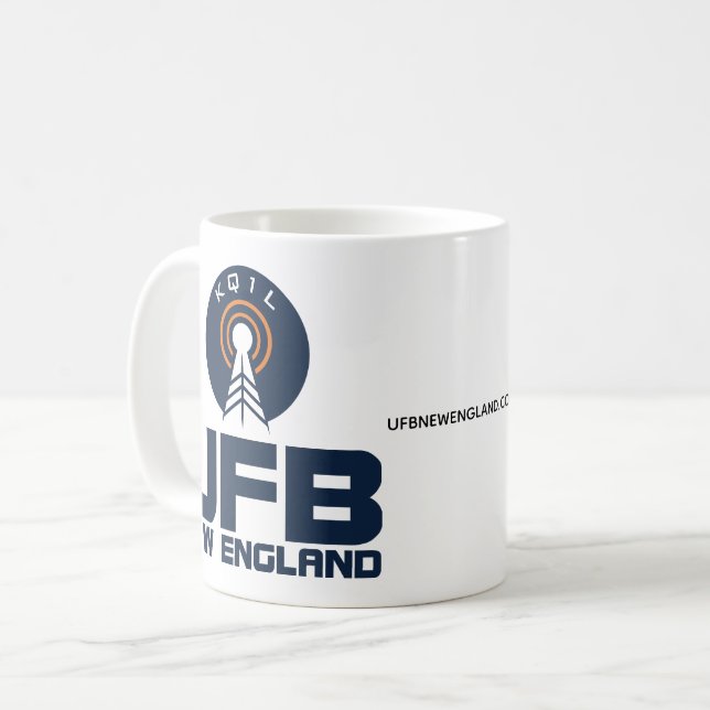 De Café Taza UFB New England (Anverso izquierdo)