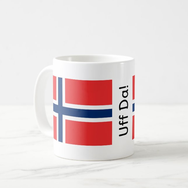 De Café Taza Uff Da Noruega (Anverso izquierdo)