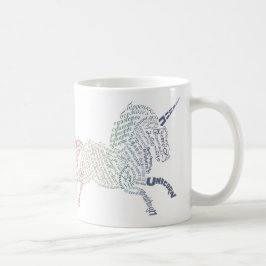 De Café Taza Unicornio Palabra Mundial