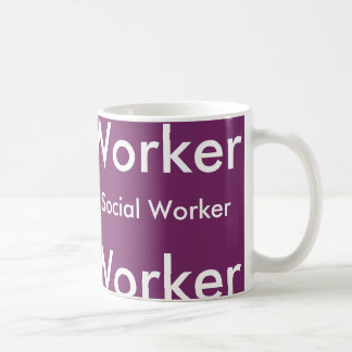 De Café Taza unisex del asistente social