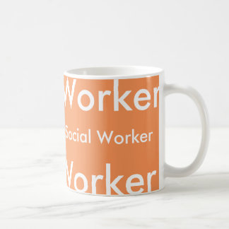De Café Taza unisex del asistente social