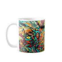 Taza Urban Chaos – Energía vibrante del arte urban