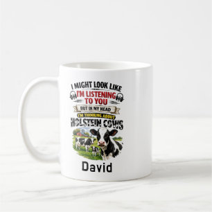 De Café Taza Vaca Divertida – Pensando en Vacas Holstein