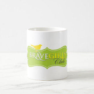 De Café Taza valiente del chica