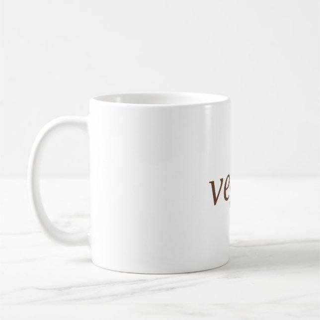De Café taza vegana (Izquierda)