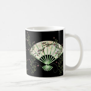 De Café Taza Ventilador Y Rosas