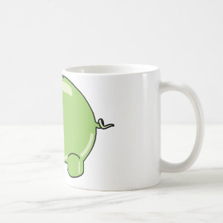 De Café Taza verde del cerdo