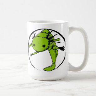De Café Taza (verde) del círculo del Axolotl