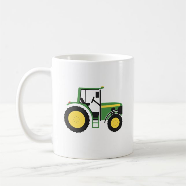 De Café Taza verde del tractor (Izquierda)