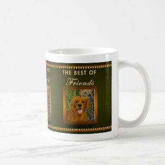 De Café Taza verde oliva clásica del golden retriever