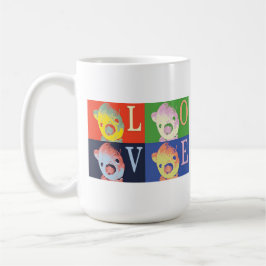 DE CAFÉ TAZA VIEJA TONTA DEL OSO DEL AMOR