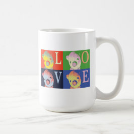 DE CAFÉ TAZA VIEJA TONTA DEL OSO DEL AMOR