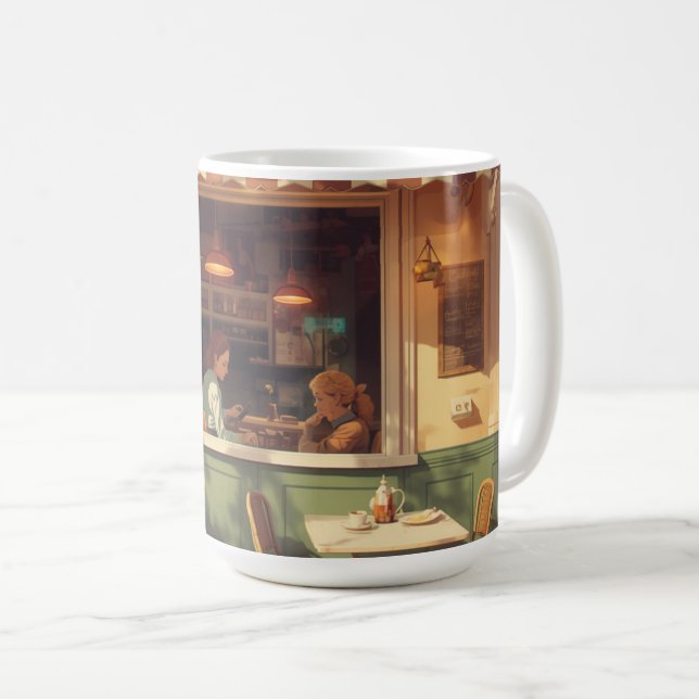 De Café Taza vintage (Anverso derecho)