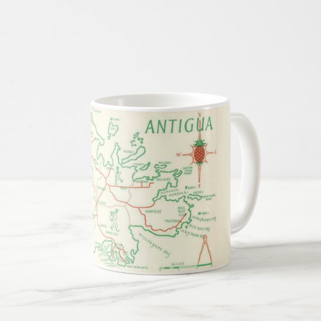 De Café Taza Vintage Antigua (Anverso derecho)
